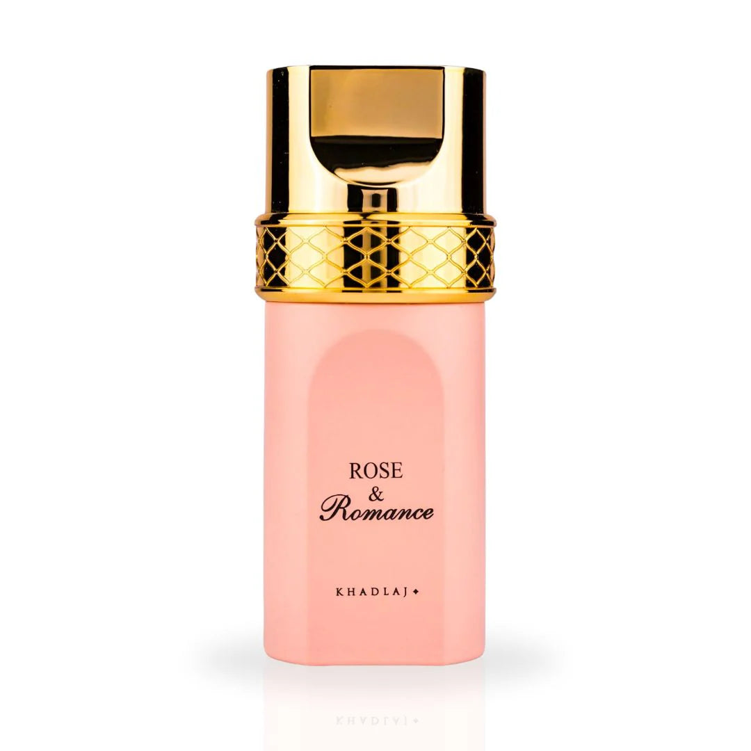 Rose & Romance Gold EDP Spray 100ML (3.4 OZ) By Khadlaj | Experience The Allure Of This Floral Enchantment.