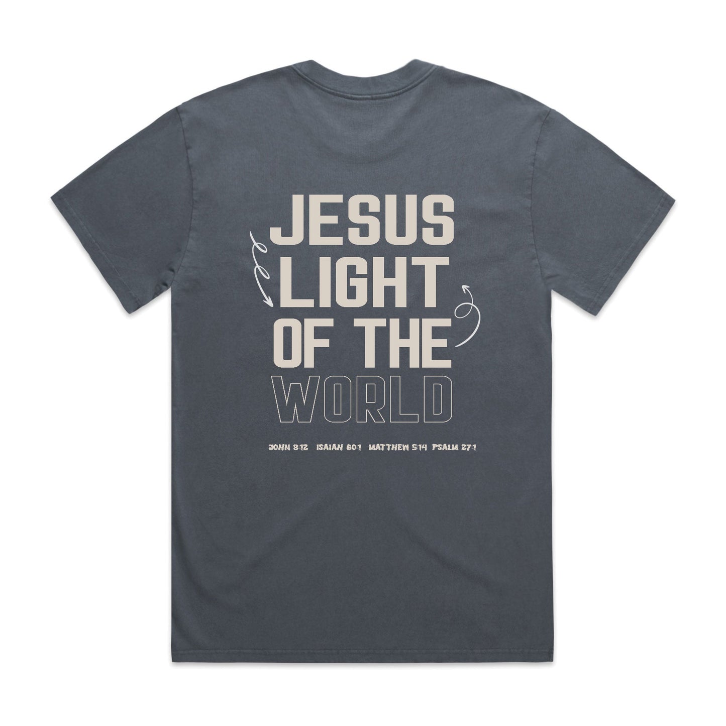 Men's Heavy Faded Tee Light of the World