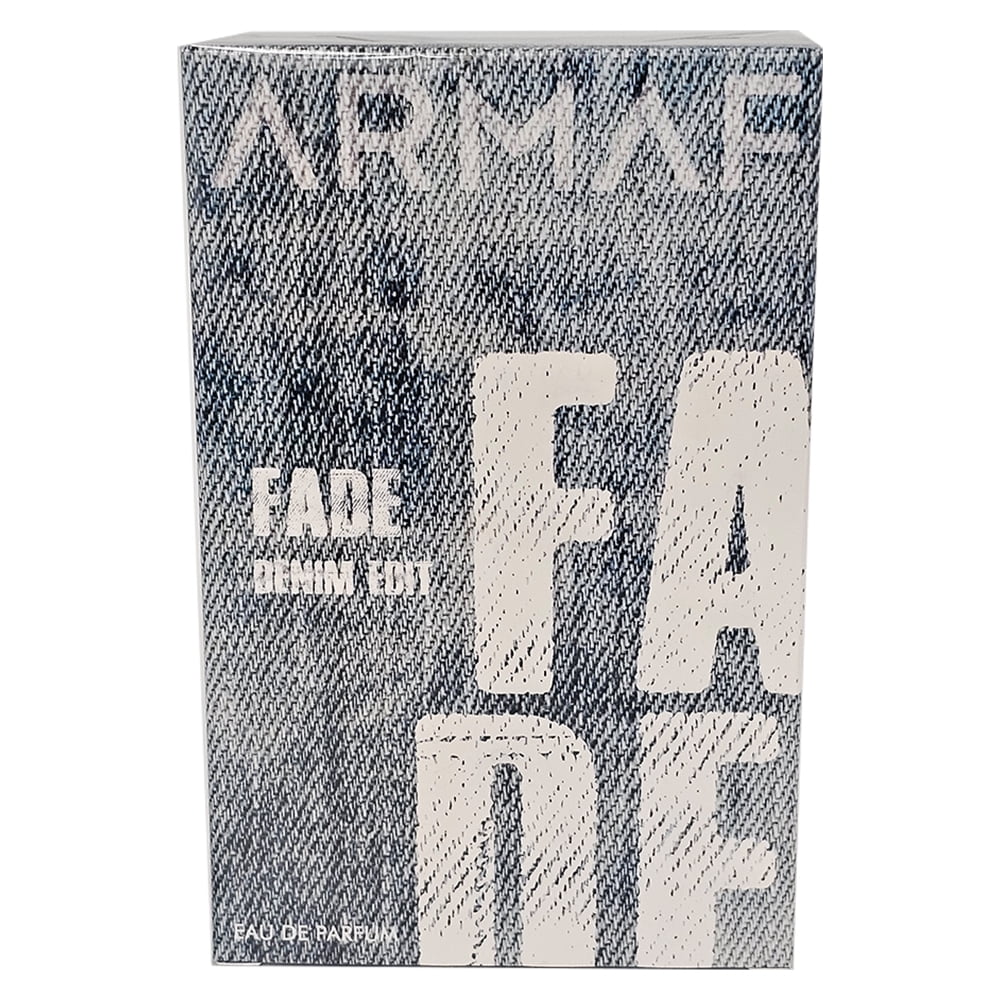 ARMAF Men's Collection Fade Denim Scent, EAU de Parfum Fragrance, Spray 2.7 FL oz, Made for Men.
