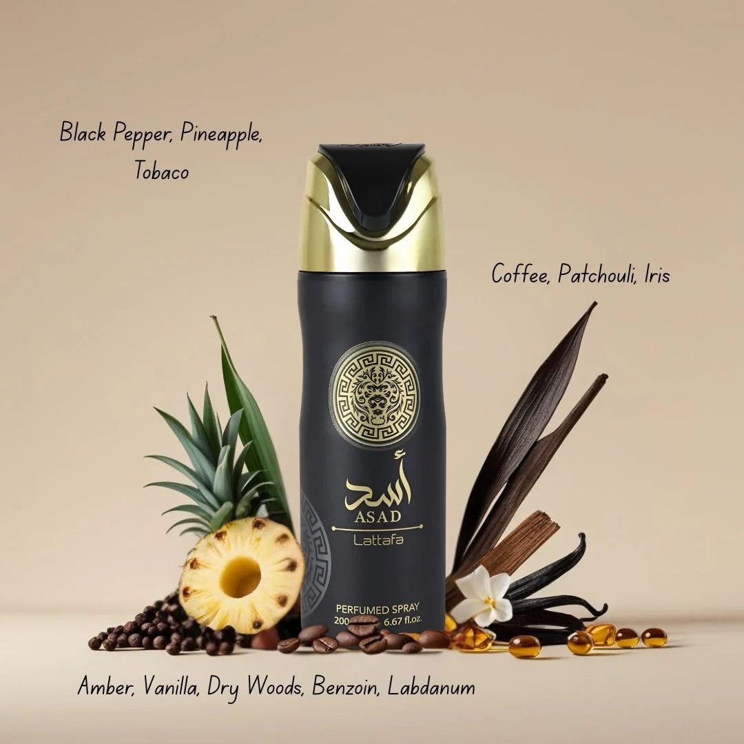 Asad Perfumed Spray 200ML (6.67 OZ)