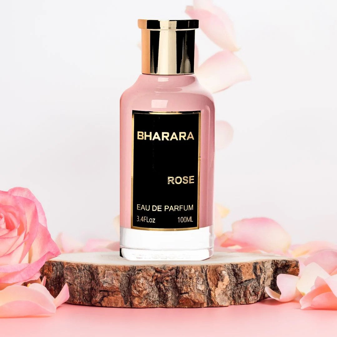 Bharara Rose EDP Spray 100ML (3.4 OZ) by BHARARA | Long Lasting, Luxurious, Floral, Timeless Fragrances.