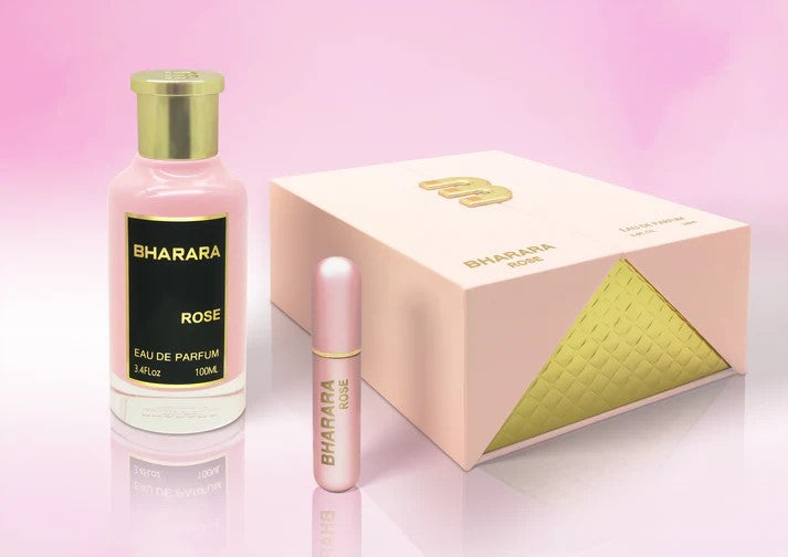 Bharara Rose EDP Spray 100ML (3.4 OZ) by BHARARA | Long Lasting, Luxurious, Floral, Timeless Fragrances.