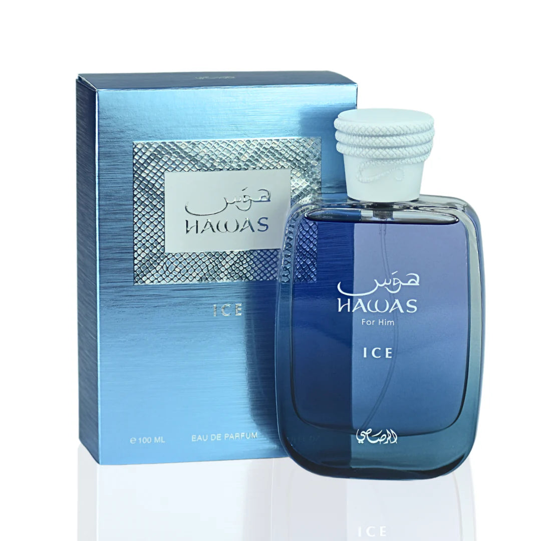 Hawas Ice for Men EDP - 100ML (3.4 OZ) by RASASI | Embrace your style