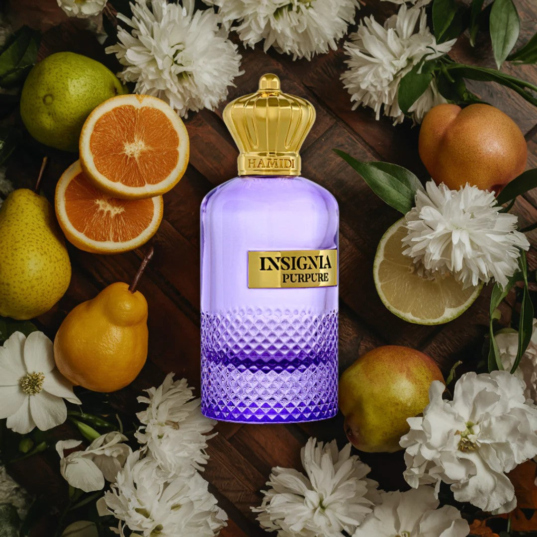 INSIGNIA PURPURE EDP Spray 105ML (3.5 OZ) By Hamidi | A Long Lasting Aura Of Refined Elegance.