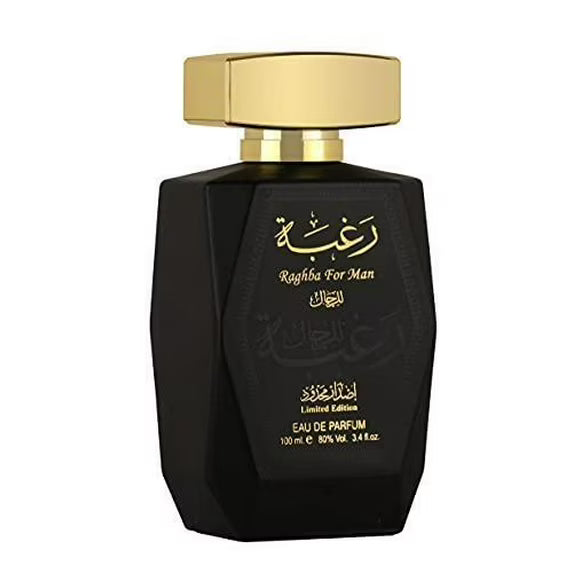 Raghba for Men EDP - 100ML (3.4oz) w/ Deo by Lattafa