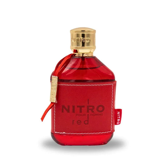 Nitro Red EDP 100ML (3.4OZ)  Long Lasting, Fruity, Floral, Woody Fragrance.