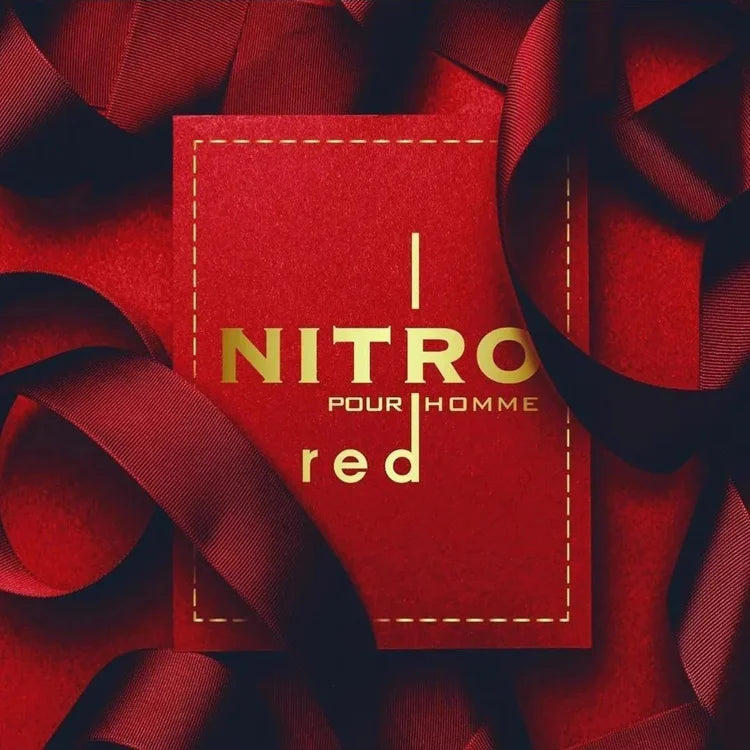 Nitro Red EDP 100ML (3.4OZ)  Long Lasting, Fruity, Floral, Woody Fragrance.