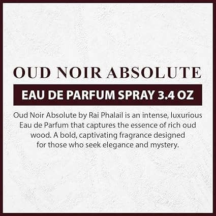 Oud Noir Absolute Eau De Parfum 3.4 oz For Men