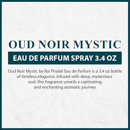 Oud Noir Mystic Eau De Parfum 3.4 oz For Men