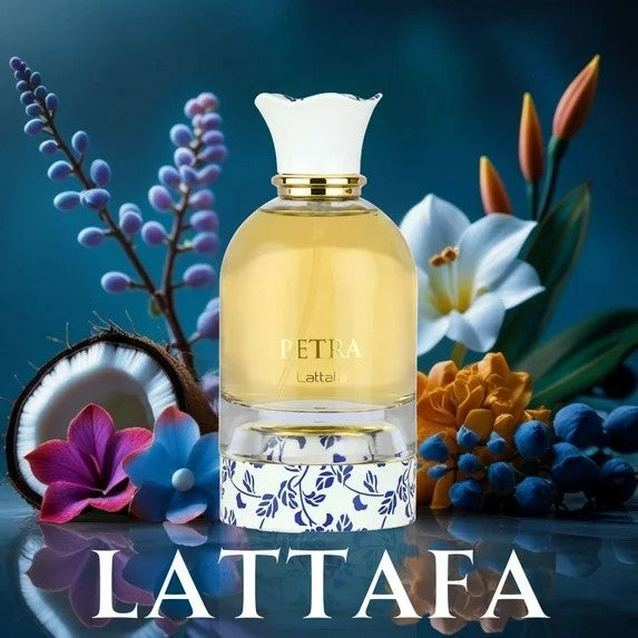 Petra Eau de Parfum EDP Spray 100ml (3.4 Oz) by Lattafa (Unisex Fragrance)