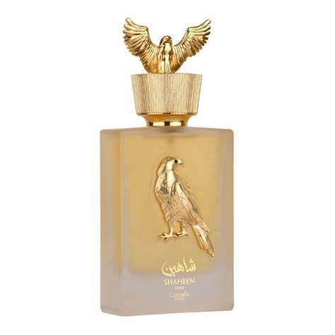 Lattafa Pride Shaheen Gold (Unisex Fragrance) Eau de Parfum Spray, 3.4 Ounce / 100 Ml