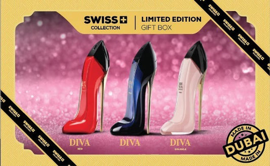 DIVA SWISS COLLECTION SET 3 PIECES 100ml