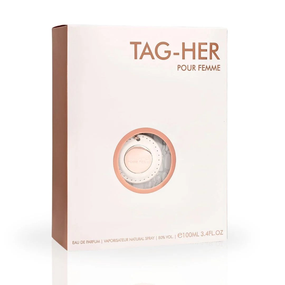 Tag Her EDP Spray 100ML (3.4 OZ) By Armaf | Unleash Your Inner Charm With This Exquisite Fragrance.