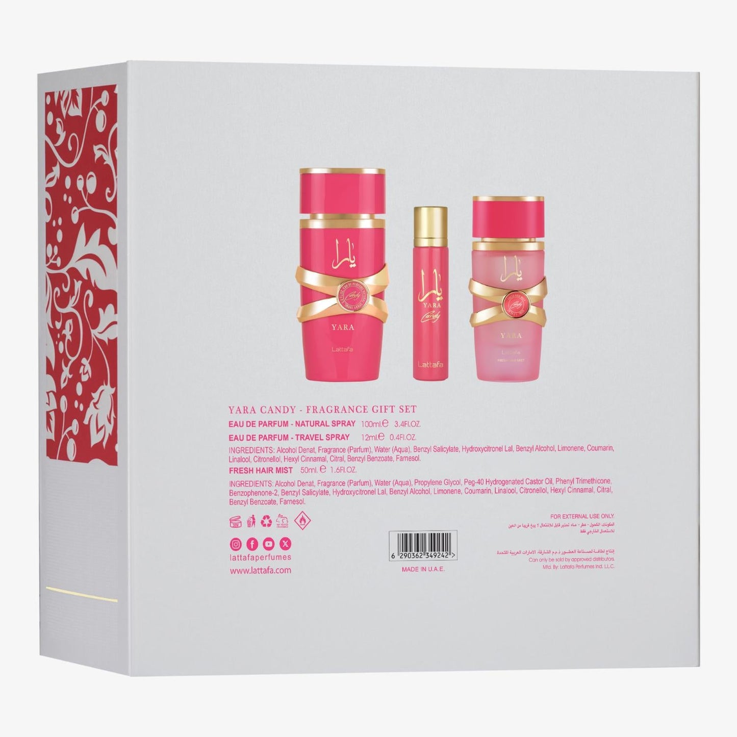 Yara Candy Set de Regalo 3pz