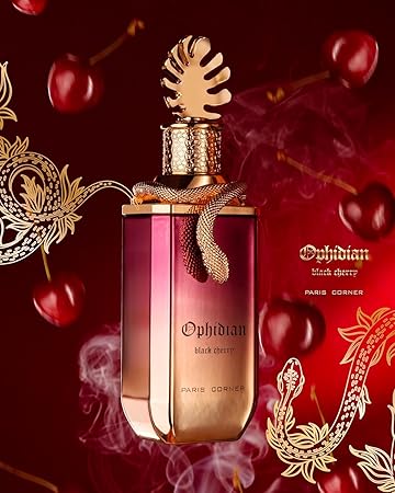 Paris Corner Ophidian Black Cherry EDP Unisex Eau de Parfum Fragrances Scent Unisex 3.4 Fl Oz Perfumes