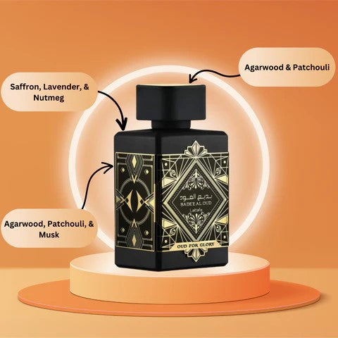 BADE'E AL OUD FOR GLORY EDP - 100ML (3.4 OZ) BY LATTAFA