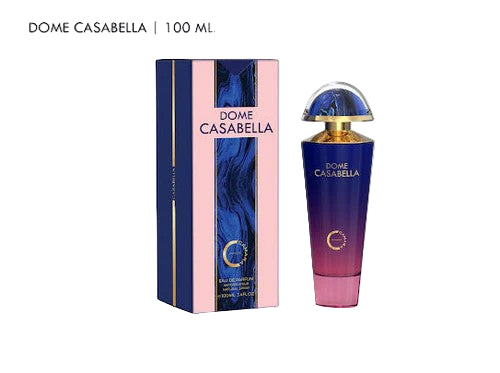 Dome Casabella perfume bottle and packaging on a white background