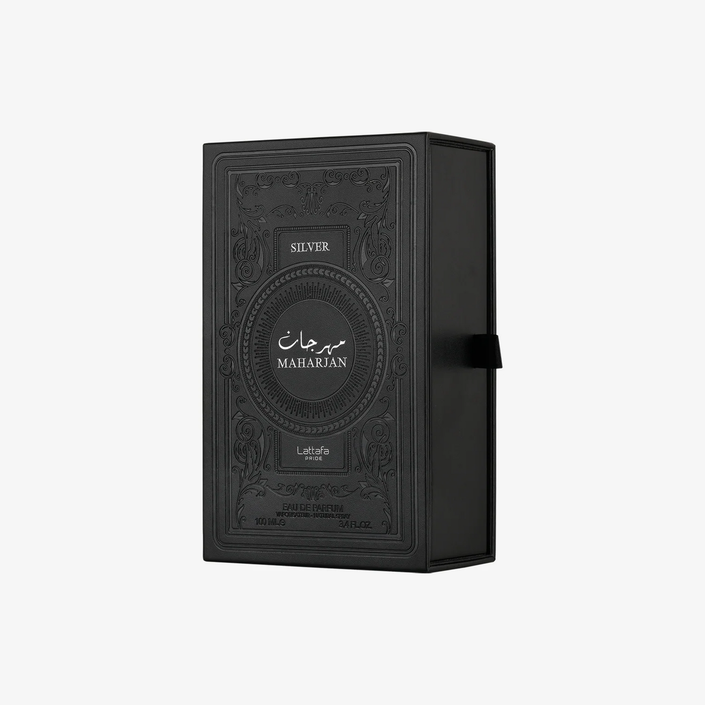Lattafa Perfumes Maharjan Silver Eau de Parfum Spray, 3.4 Ounce (Unisex)